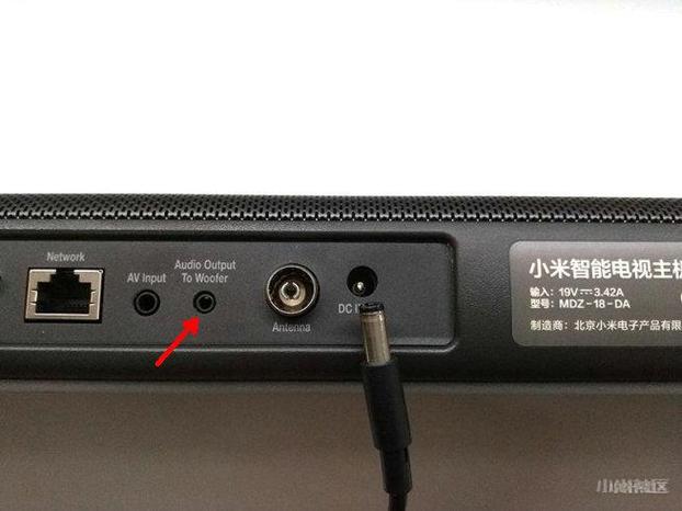 小米电视的声音输出接口是哪个