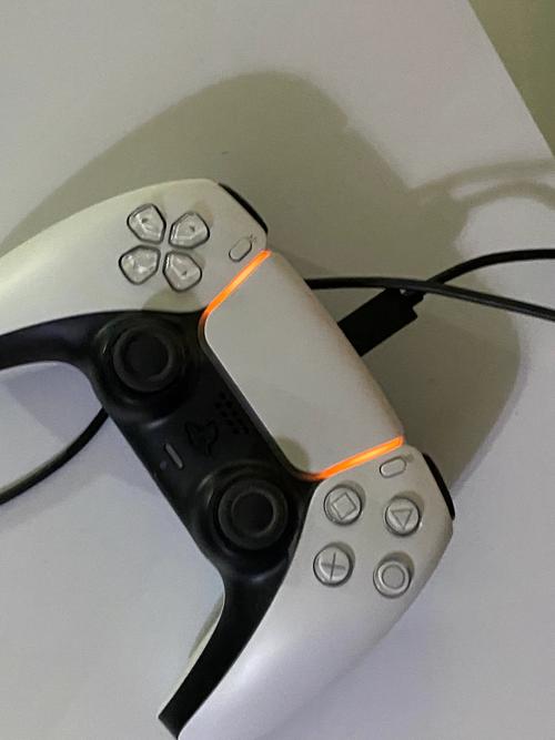 ps5手柄充电时亮灯吗