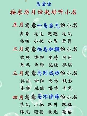 二月出生最吉利的小名