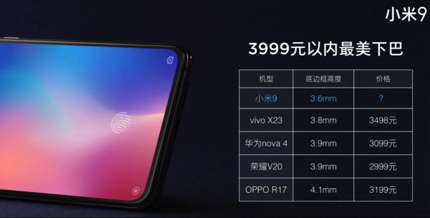 小米9多少钱