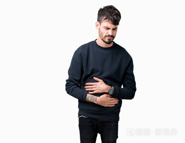 帅哥肠胃炎喊肚子疼的视频图标