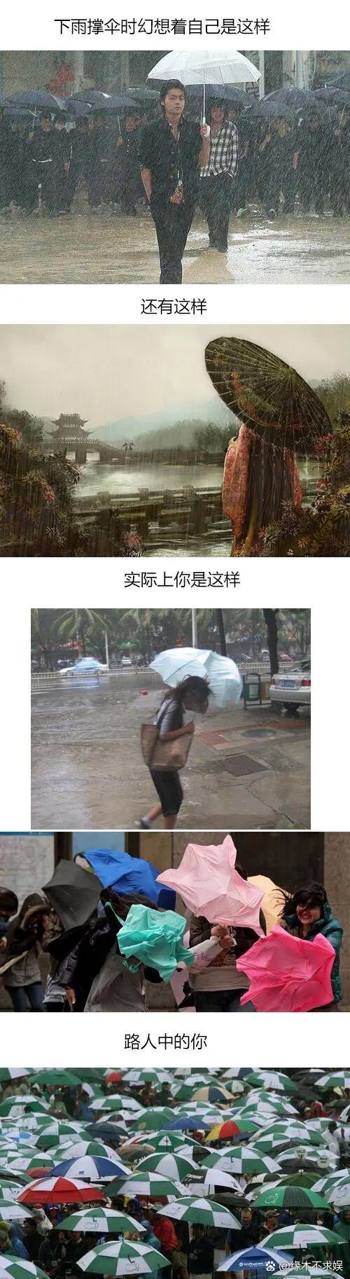 女生说下雨不打伞啥意思截图