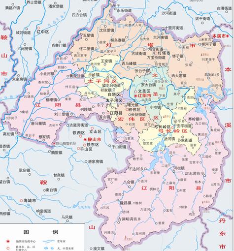 辽宁鞍山地图全图大图图标