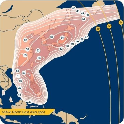 中国地区上空卫星寻星参数