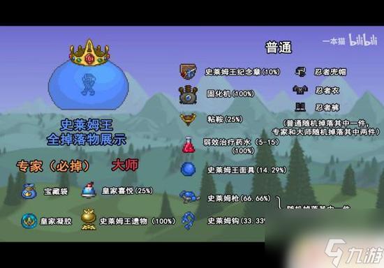 泰拉瑞亚冰霜月掉落表