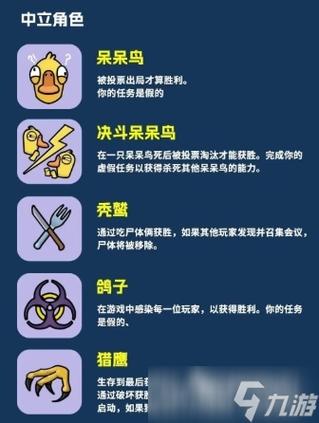 鹅鸭杀43个身份具体介绍