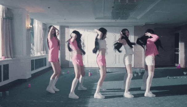 找一个mv韩国三人女团穿白色衣服跳舞