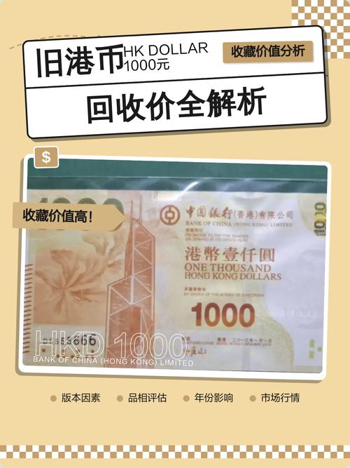 旧港币1000元回收价格表缩略图