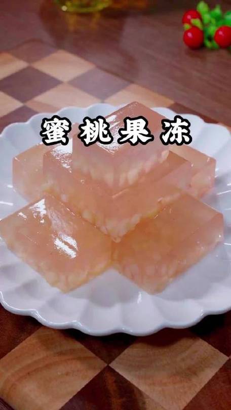 果冻水蜜桃图片