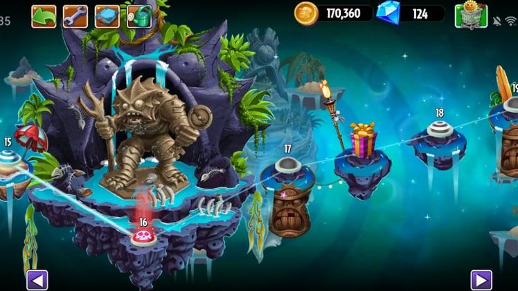 植物大战僵尸2巨浪海滩16关