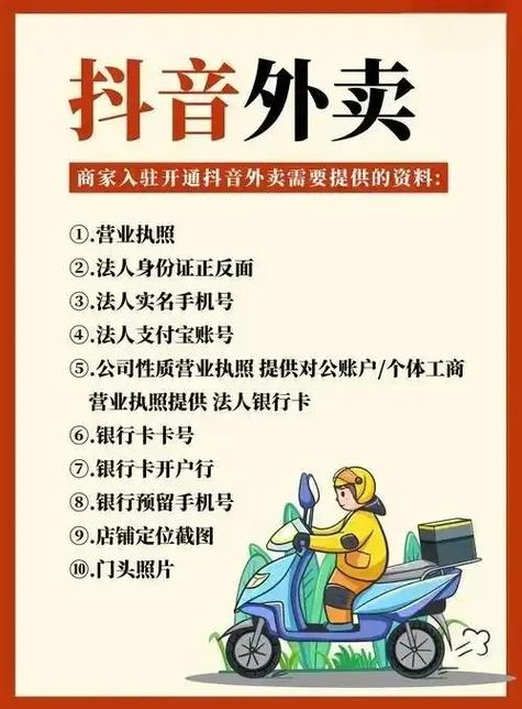 入驻抖音外卖平台怎么收费的