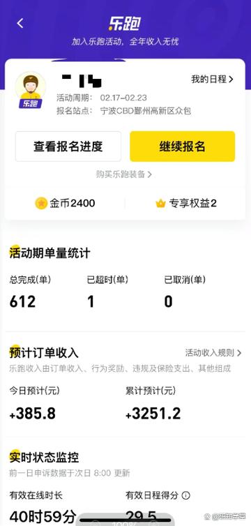 外卖一个小时能送几单