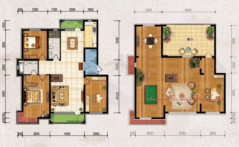 书香庭院户型图