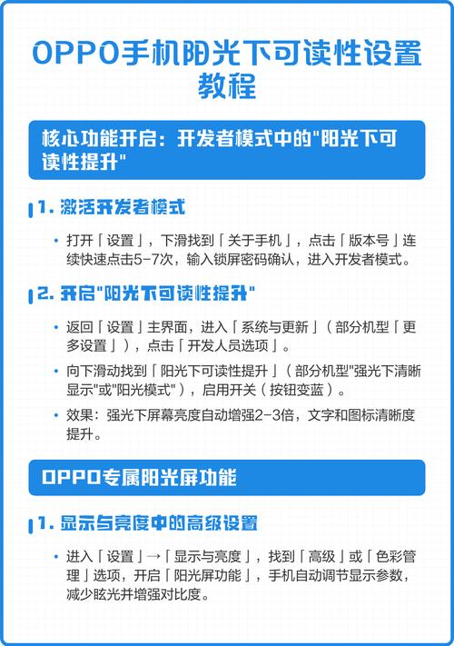 阳光下可读性是什么意思