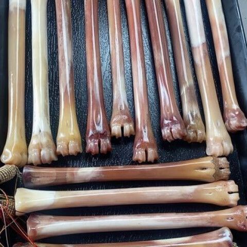 鹿骨把件盘玩效果