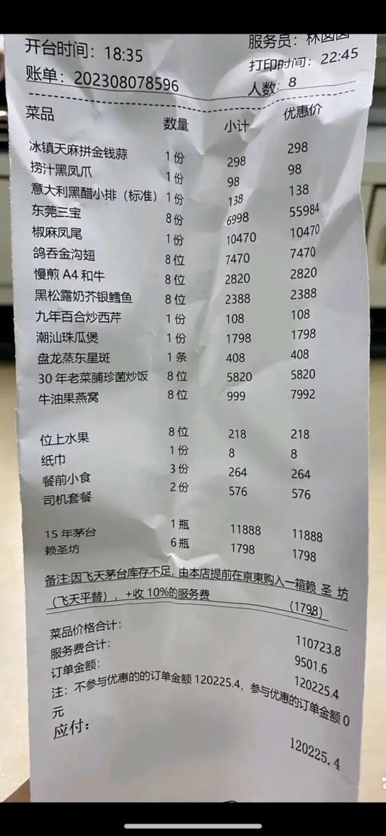 消费账单图片