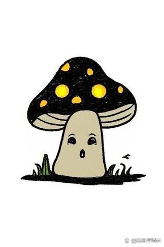 植物大战僵尸2魅惑菇简笔画