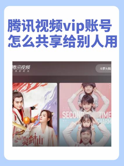 腾讯vip账号共享几个图标