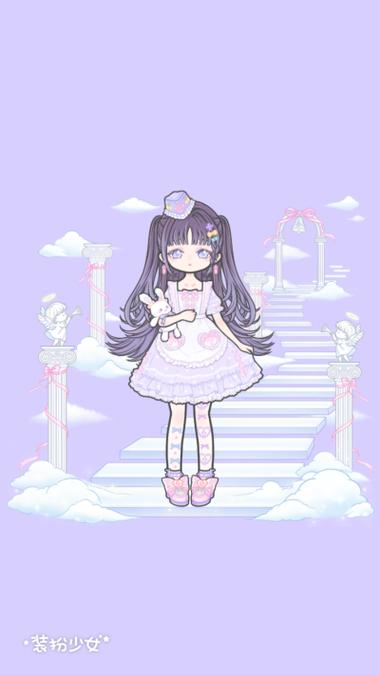 装扮少女喵喵女孩