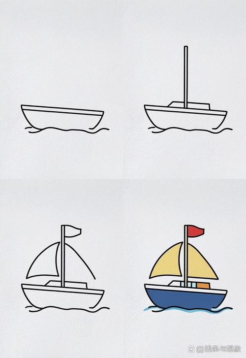 白板笔画小船飘起来实验