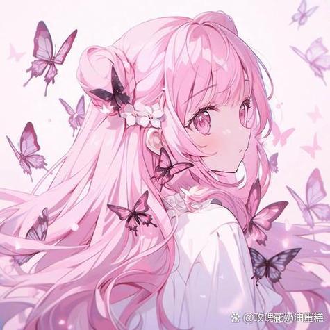 卡通美少女头像图片