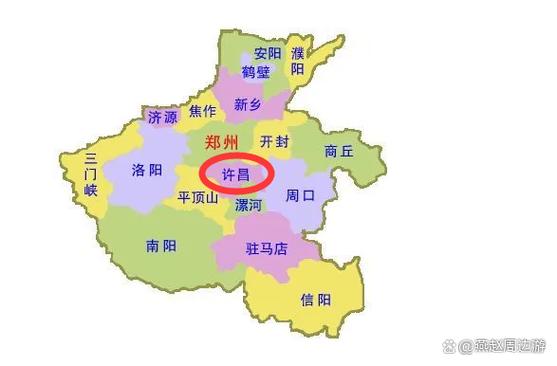 许昌在河南哪里