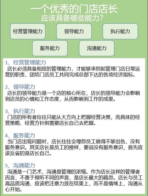 店长在店里都干些什么