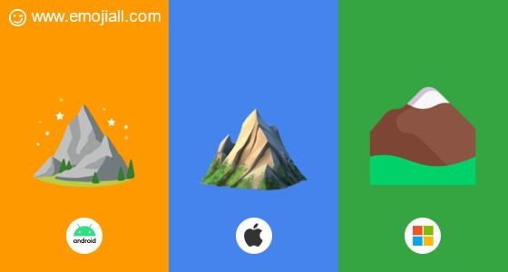 山表情符号emoji图标