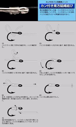如何绑鱼钩与子线