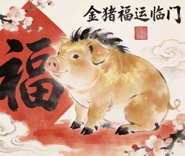 金猪迎新春下一句