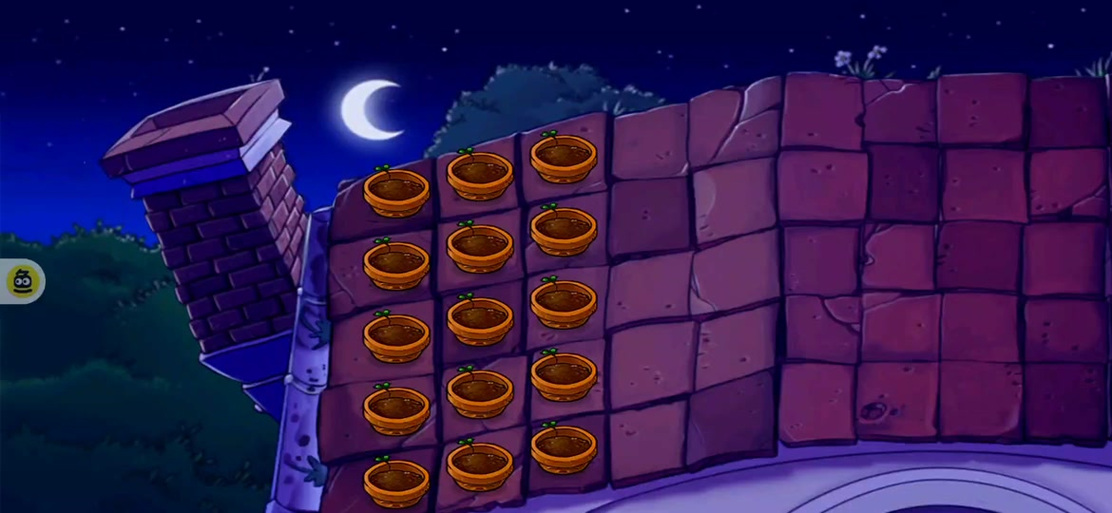 pvz隐藏夜晚屋顶