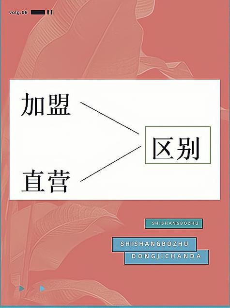 连锁跟加盟的区别是什么缩略图