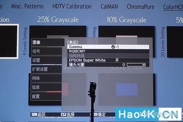 调试家庭影院投影仪的方法