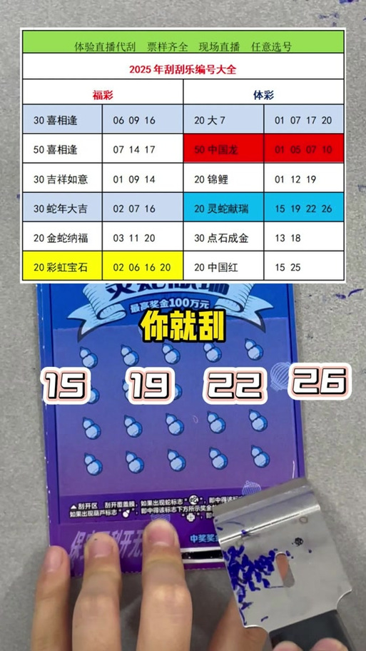 刮刮乐挑选技巧