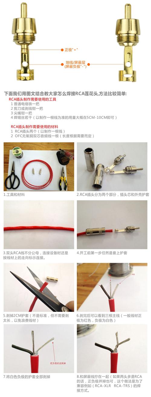 二芯话筒线焊接方法图解