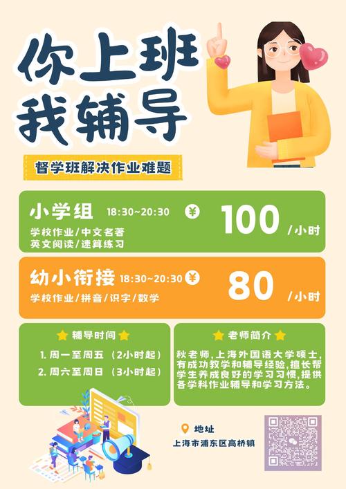 小学生作业辅导班广告缩略图