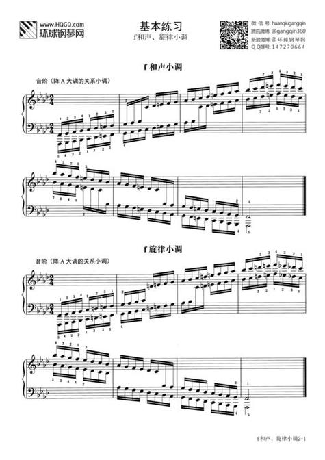 钢琴考级二级音阶