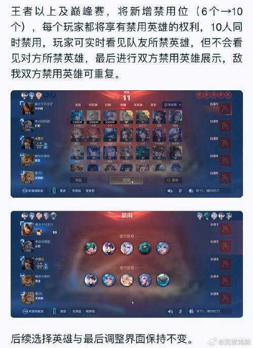 王者荣耀禁英雄模式怎么开
