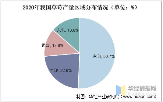 我国草莓主要产地分布在