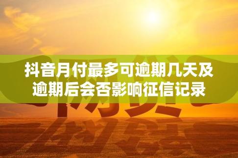 抖音月付逾期了不能最低还款吗截图