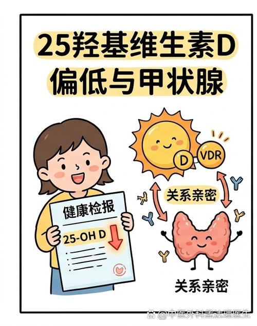 25羟基维生素d偏低与甲状腺