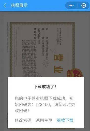 怎样查询个人名下的营业执照图标