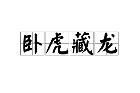 卧虎藏龙和藏龙卧虎的区别图标