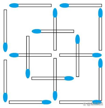 火柴棍摆正方形找规律截图