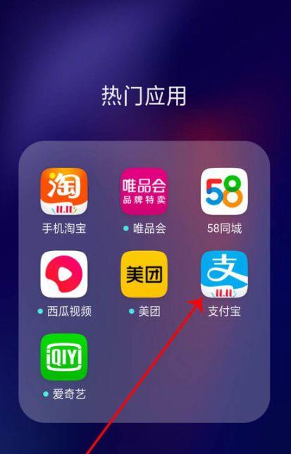 支付宝指纹支付设置图标