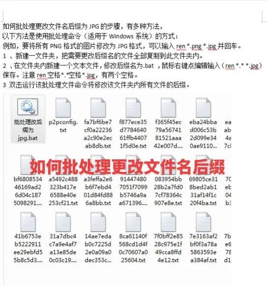 批量修改文件名后缀