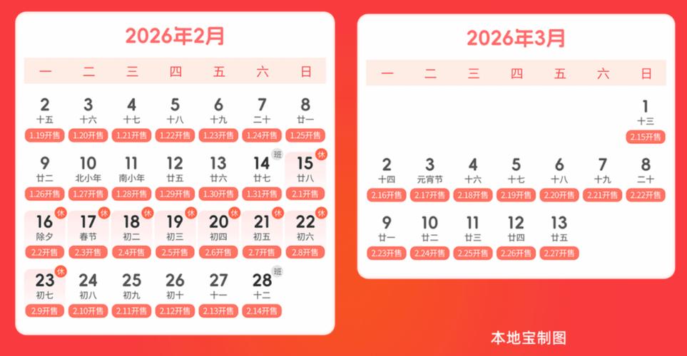 2026年春运抢票时间表截图