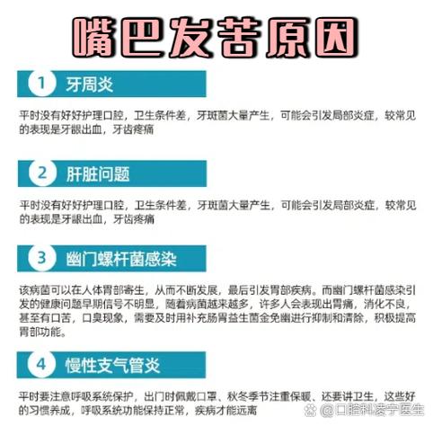 嘴苦口干是啥原因引起的怎么治