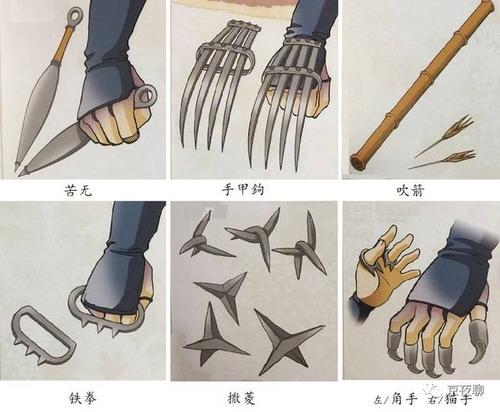 日本忍者的暗器