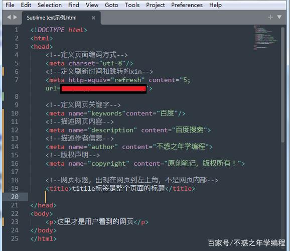 html meta